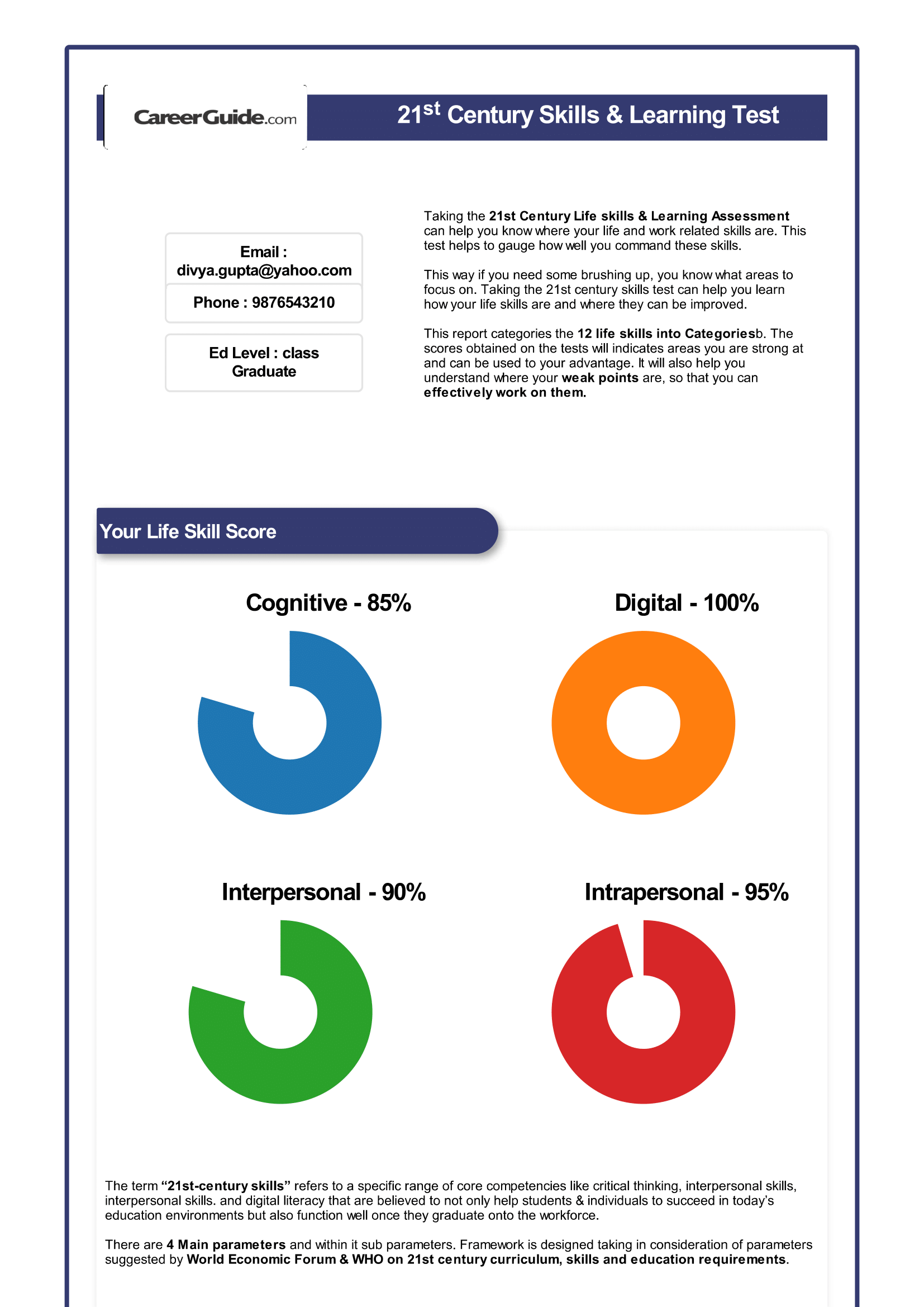 (stream selector test) report