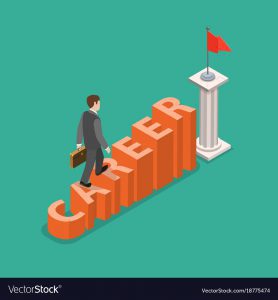 Career Development Flat Isometric Concept Vector 18775474