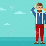 Man Choosing Career Way.
