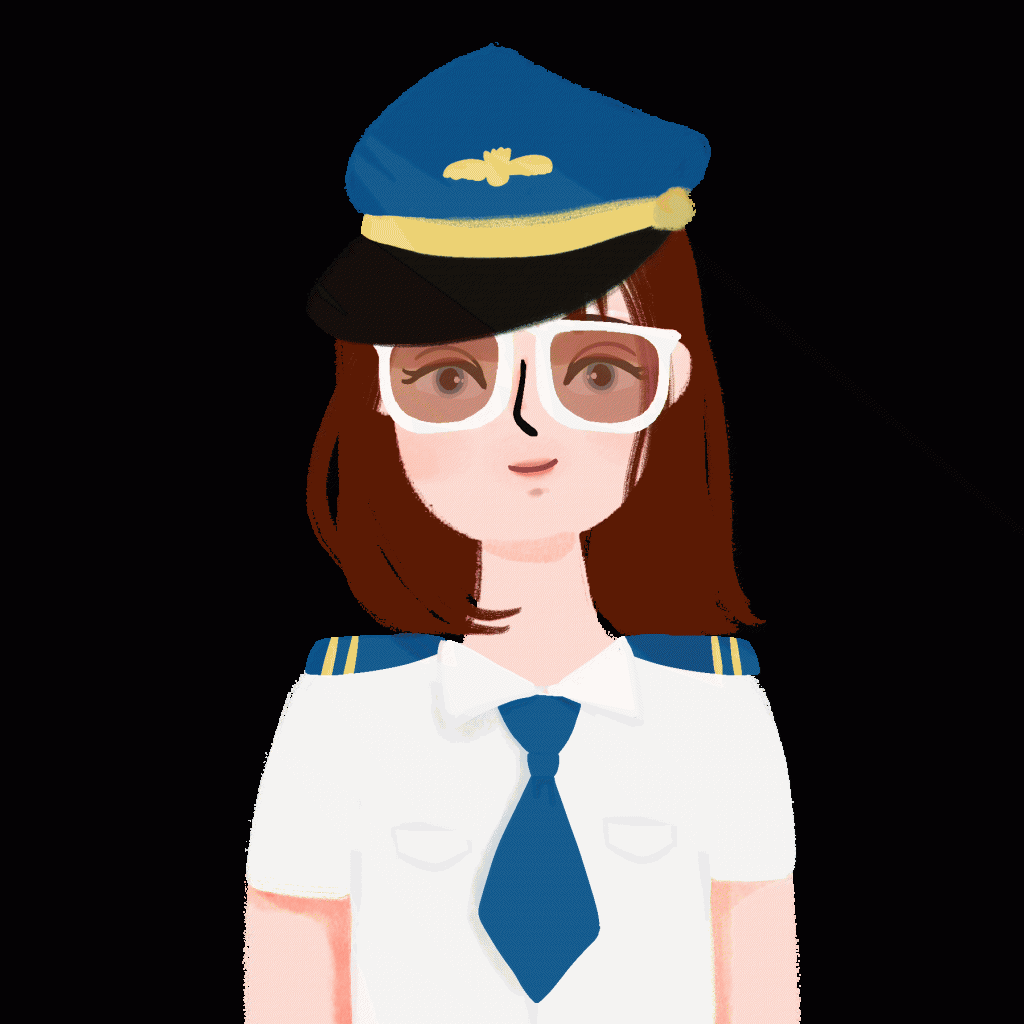 A cabin crew