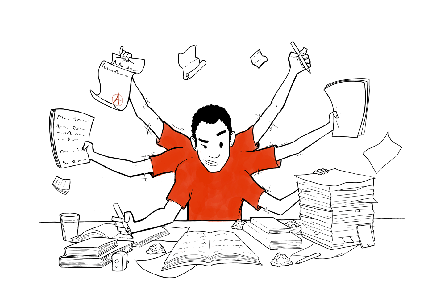 Student Studying Effectively With Good Study Methods - CareerGuide Student Studying Effectively With Good Study Methods - CareerGuide