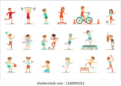 Kids Practicing Different Sports Physical 260nw 1160045311
