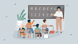 teaching education Medium Illustration Teacher Students