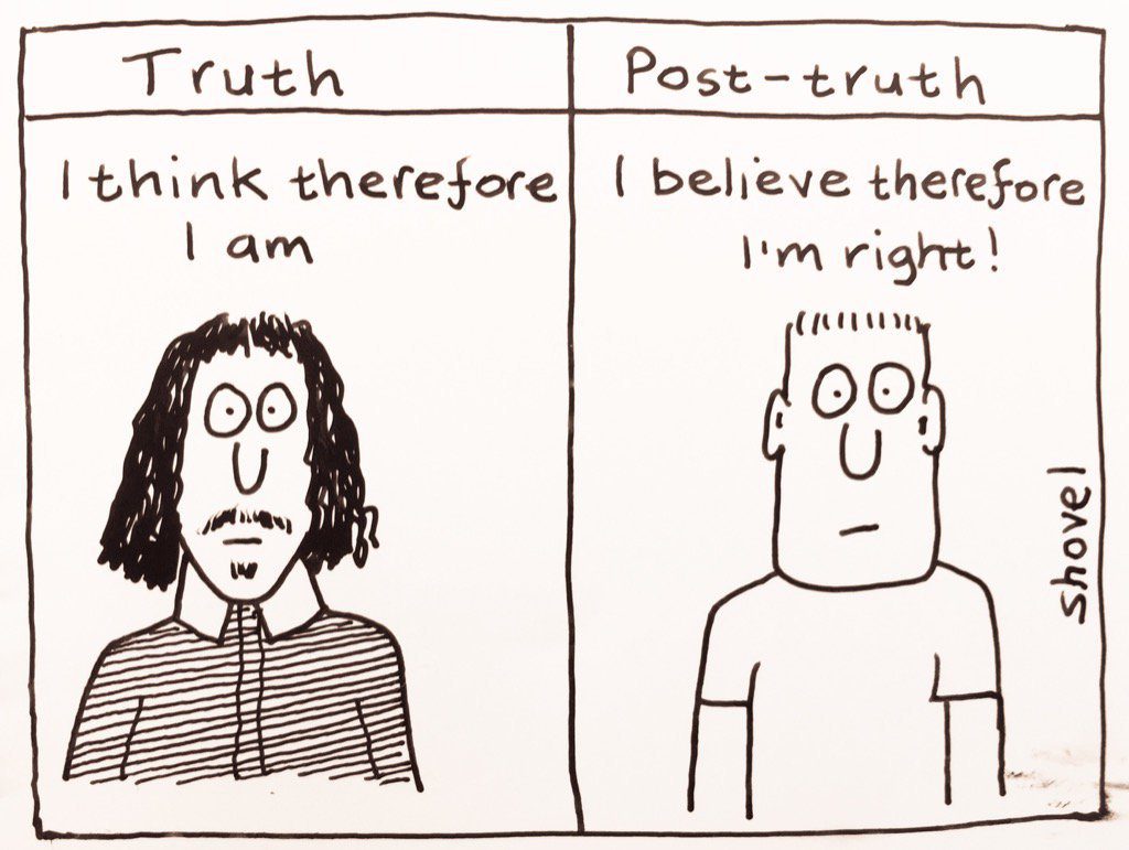 Post Truth Cartoon Images