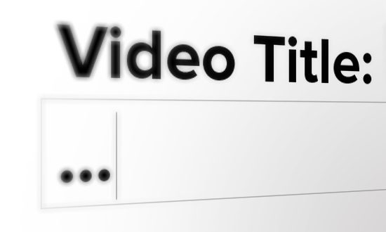 Video Title Marquee