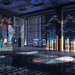 Office Interior With Graphs And Diagrams