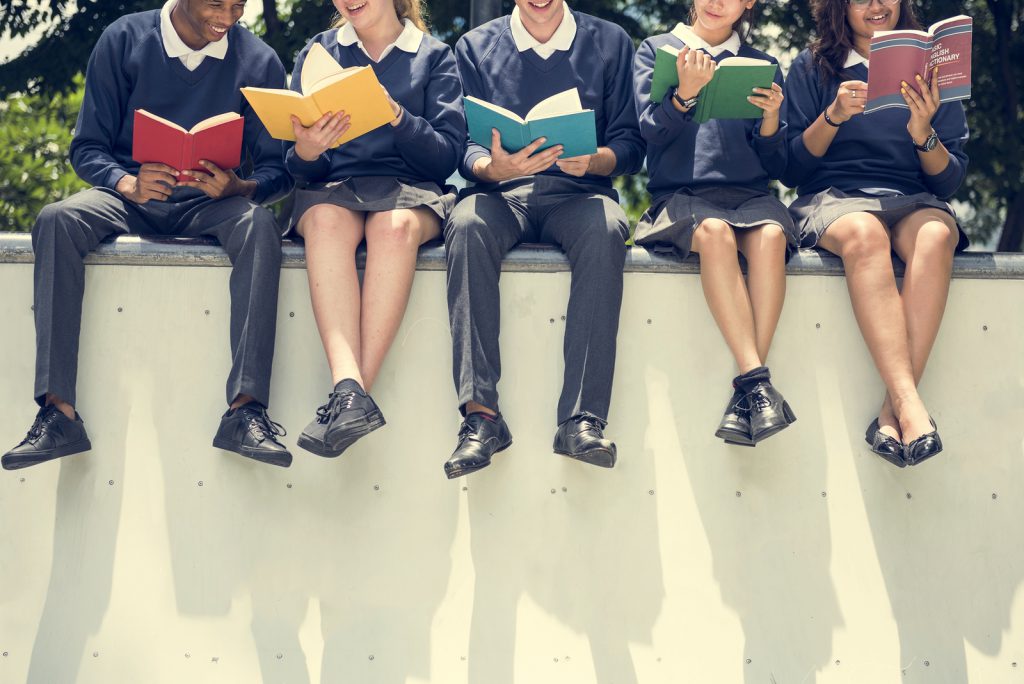 Student Study Uniform Book College Book Teen Concept