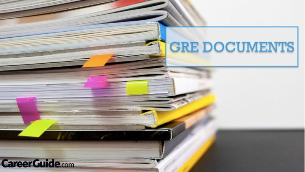 Documents Required For Gre