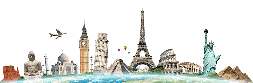 Png Transparent Assorted Landmarks Artwork Holiday Travel Christmas Lottoland Vacation The Seven Wonders Company Photography Monument Removebg Preview