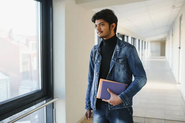 Depositphotos 542532798 Stock Photo Portrait Indian College Boy Holding