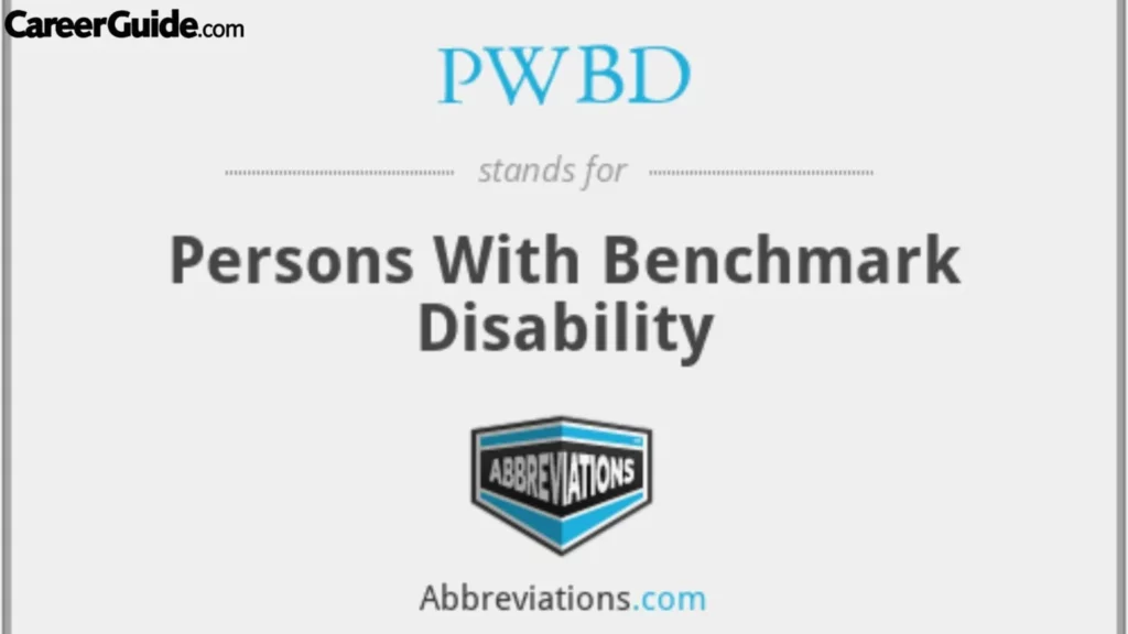 Persons With Benchmark Disability