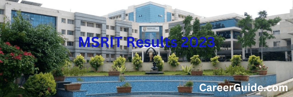 MSRIT Results 2023