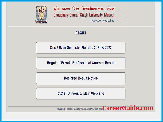 Ccs University Result 2023