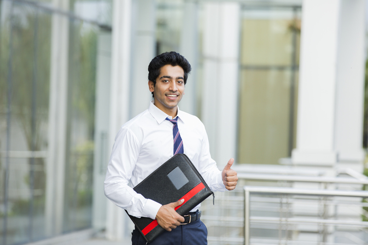 Indian Young Businessman Stock Images