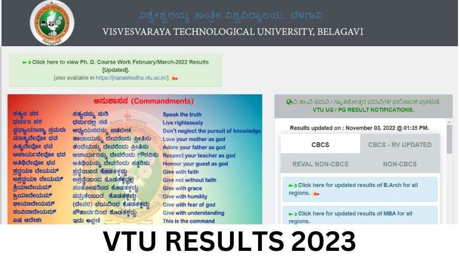 Vtu Result Announcement