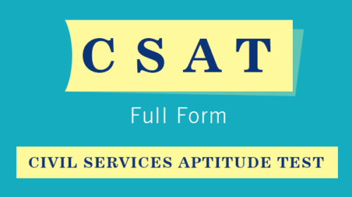 Csat Full Form