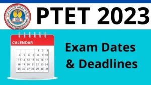 Ptet 2023 Exam Date
