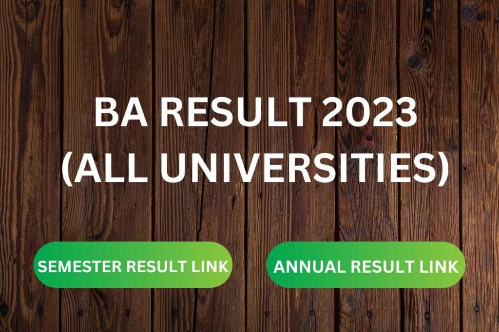 Ba Result 2023