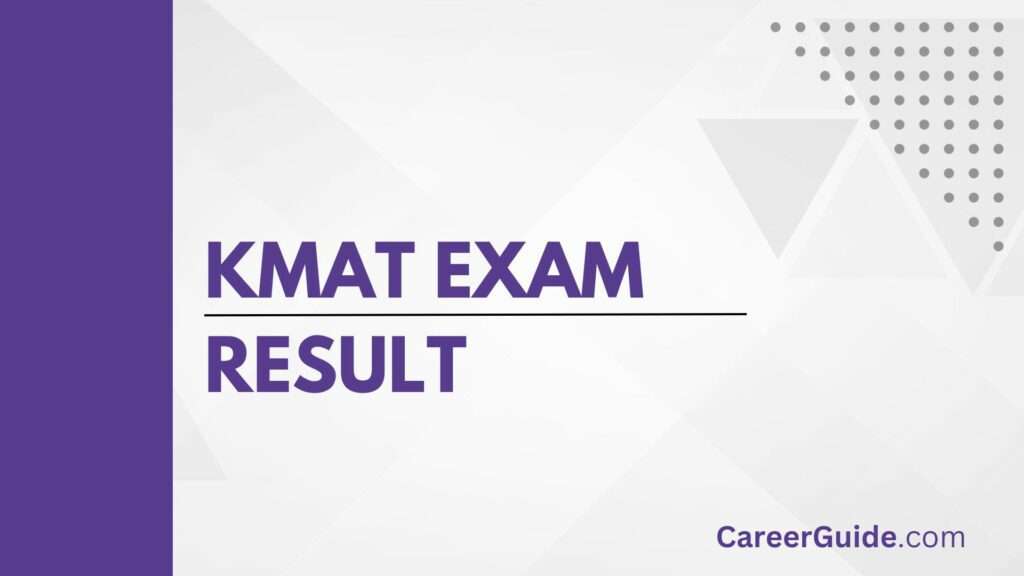 KMAT Exam Result: