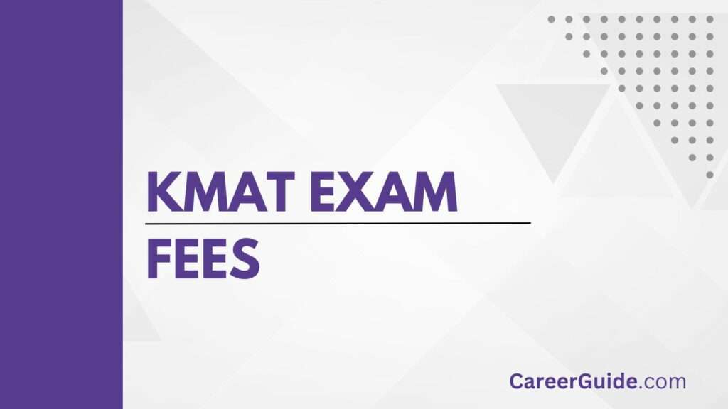KMAT Exam Fees: