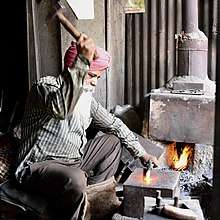 Blacksmith Working 3