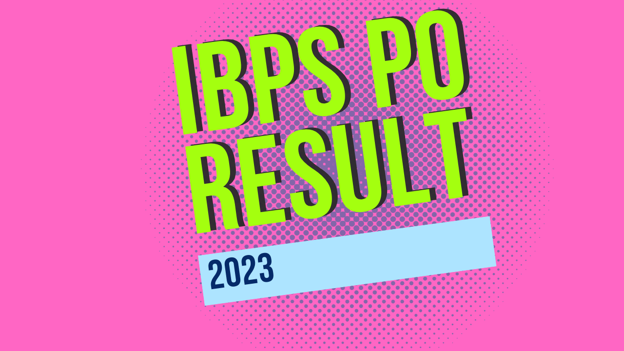 Ibps Po Result Careerguide.com
