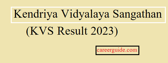 Kvs Result 2023