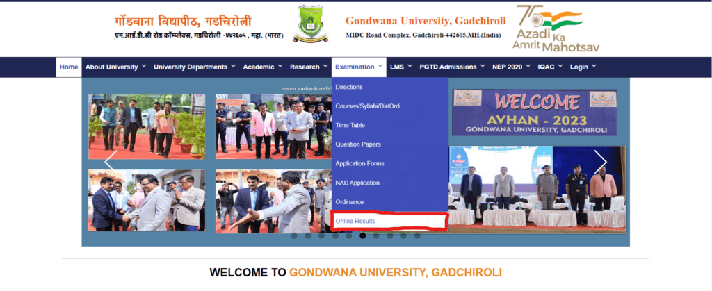Gondwana University Result