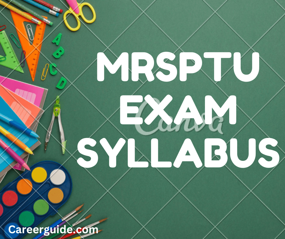 MRSPTU Exam careerguide