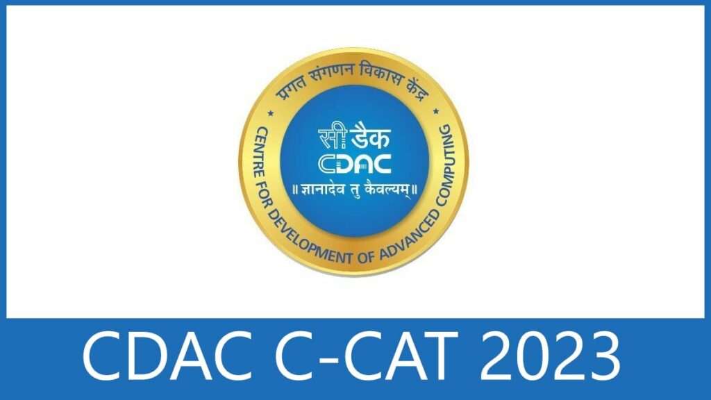 Cdac C Cat 2023 Application Form, Exam Date, Eligibility, Pattern, Syllabus