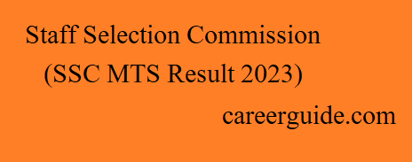 Ssc Mts Result 2023