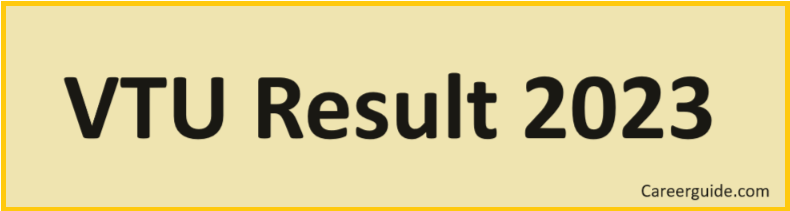 Vtu Result 2023
