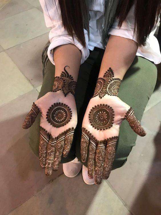 103625 Mandala Mehndi Design