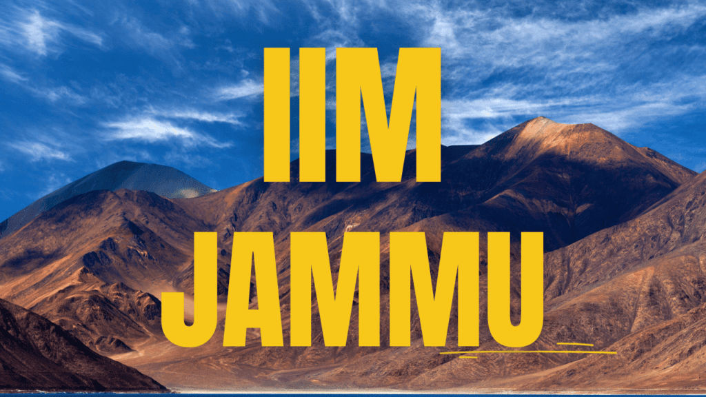 Iim Jammu Careerguide.com