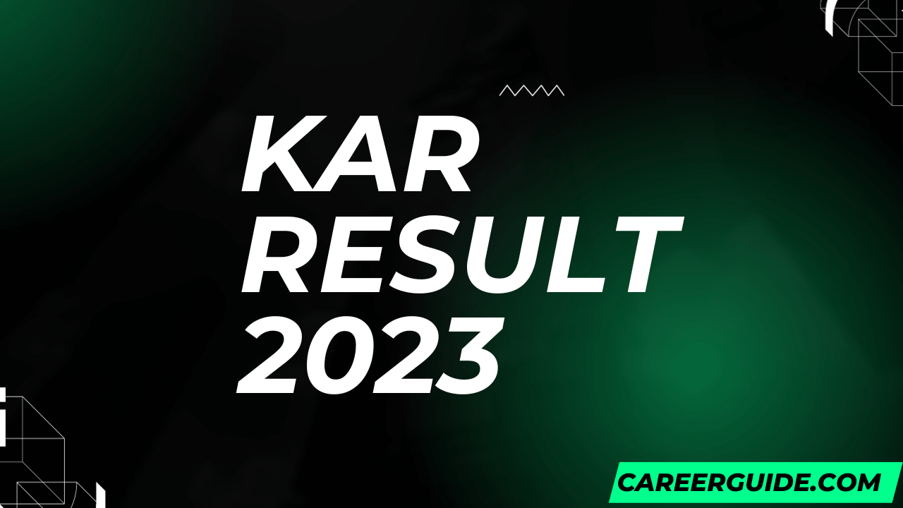 Kar Result Careerguide.com