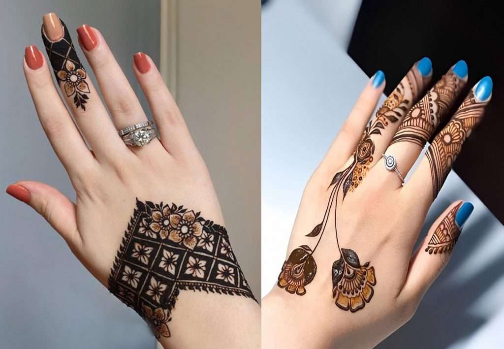 Simple Back Hand Mehndi Design 1024x709