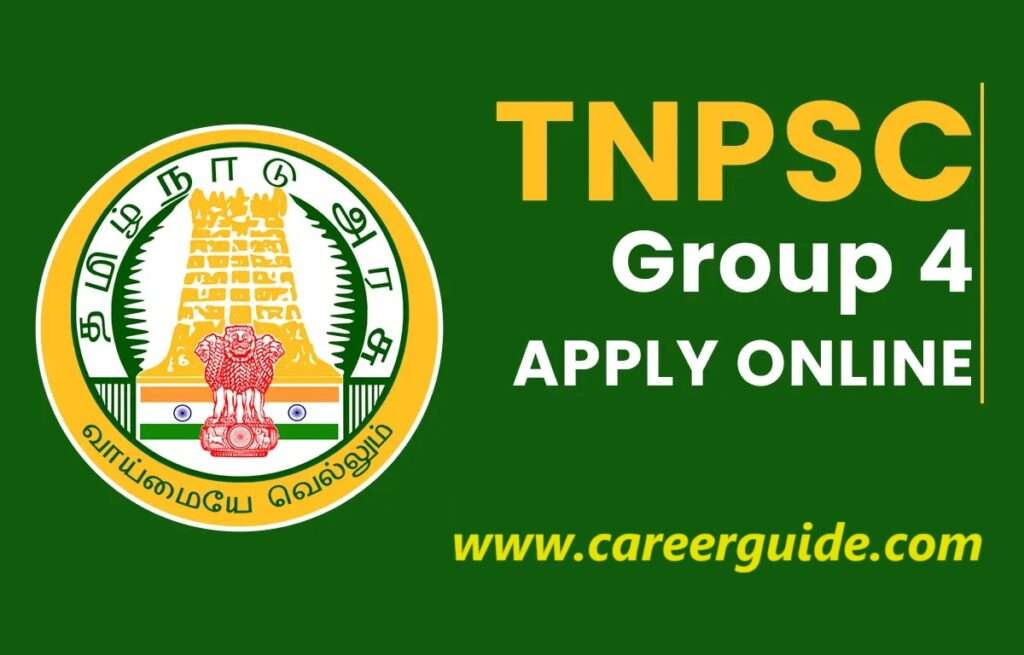 Tnpsc Group 4 Apply Online