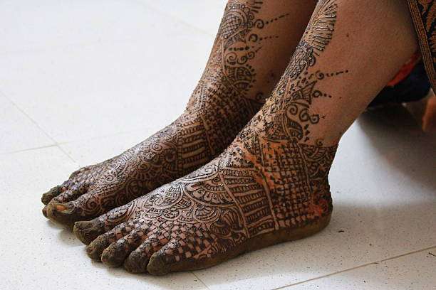 Display Of Beautiful Henna Art