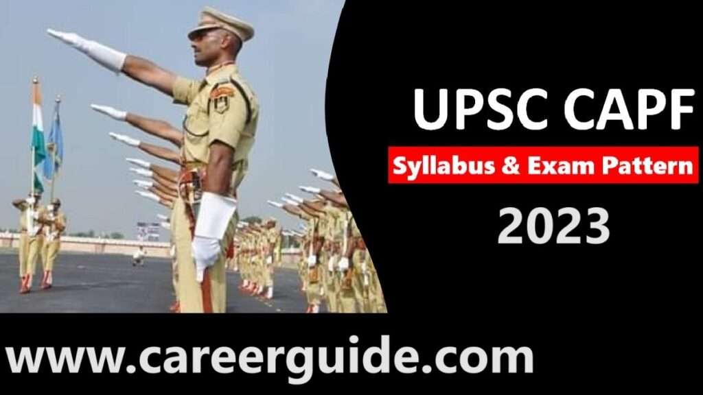 Upsc Capf Syllabus