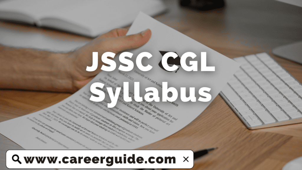 JSSC CGL Syllabus