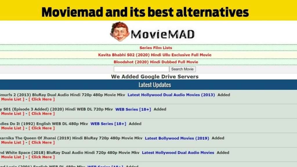 Moviemad 2020 And Its Best Alternatives