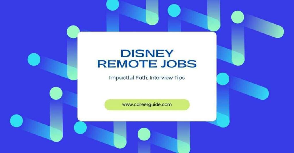 Disney Remote Jobs