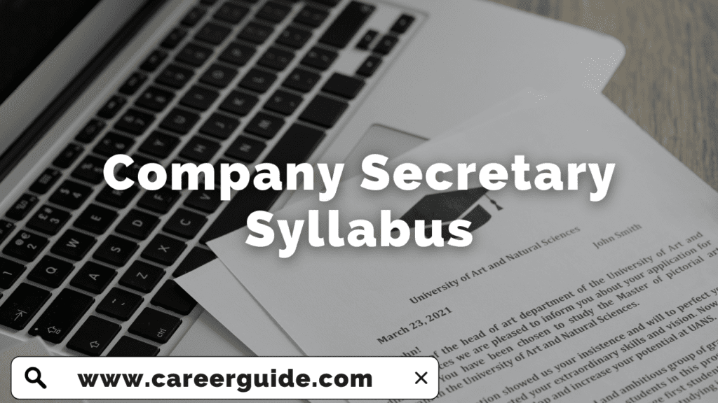 Company Secretary Syllabus