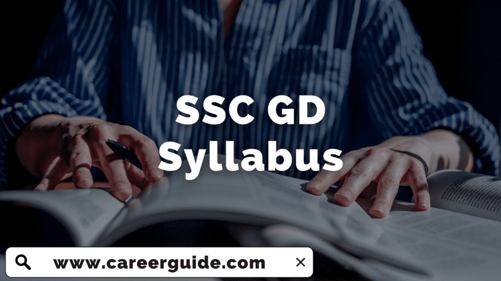 SSC GD Syllabus