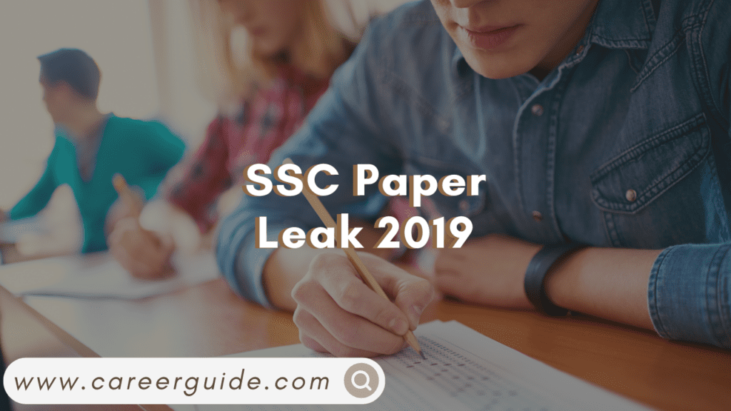 SSC Paper Leak 2019