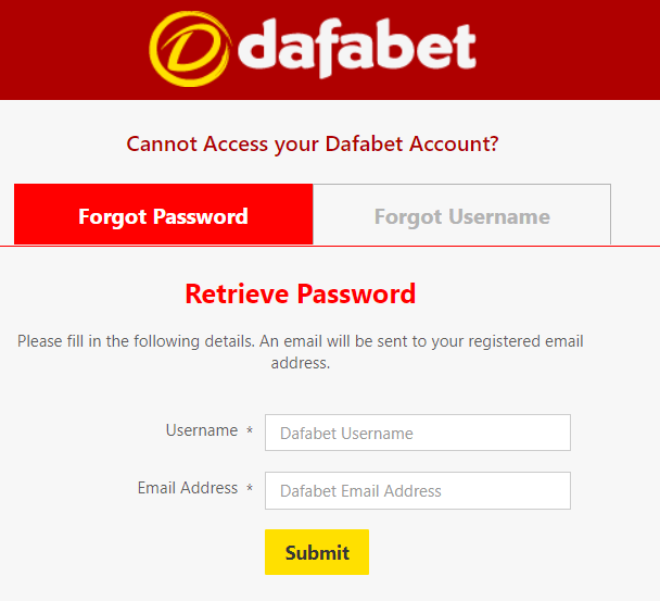 Dafabet Login