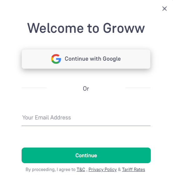 Groww Login