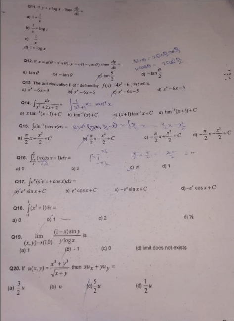 Mth 165 Lpu Question Paper 2