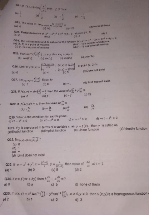 Mth 165 Lpu Question Paper 3