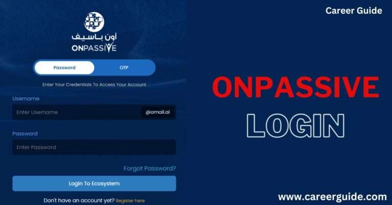 Onpassive Login